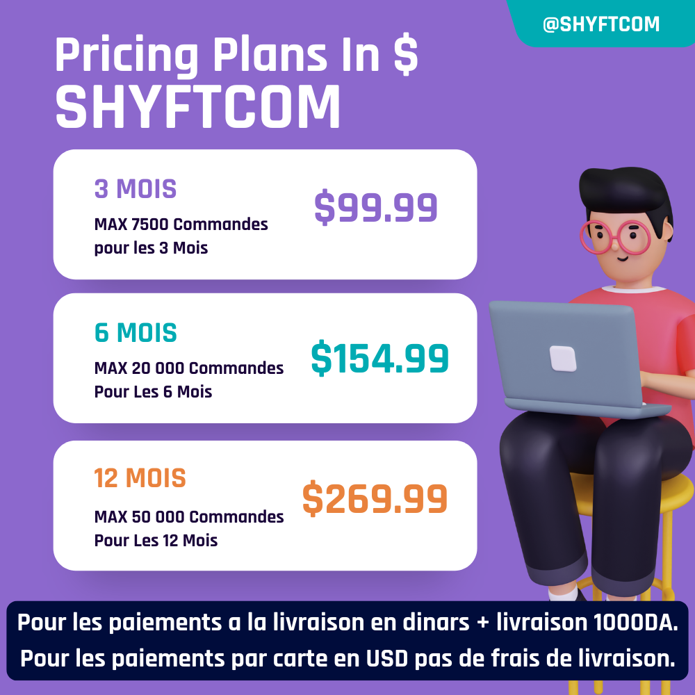 SHYFTCOM ERP E-COMMERCE COMPLET - Pour gérer votre business et scaler...