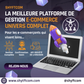 SHYFTCOM ERP E-COMMERCE COMPLET - Pour gérer votre business et scaler...